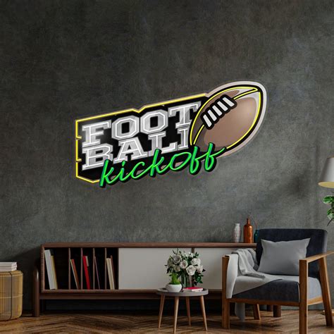 Football Kickoff Led Neon Acrylic Artwork – acrylicsheetsindia
