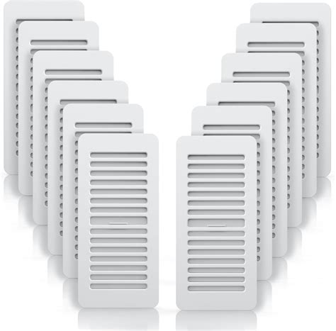 Floor Register 4x10, Floor Vent Covers 12 Pack, for Home Floor Sidewall ...