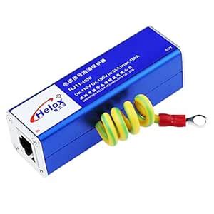 UJEAVETTE® RJ-11 Telephone Fax Surge Protector Thunder Lightning Proof ...