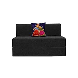 TRENDY VIBES | Single-Seater, 3' X 6'Feet | Folding Sofa Cum Bed ...