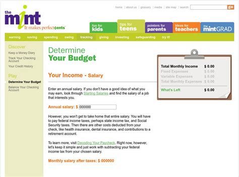 Mint Budgeting 的图像结果