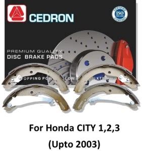 Cedron LS-118 Rear Brake Shoe for City (Upto 2003) type1-3 Handbrake ...
