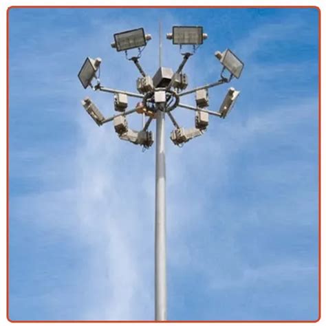 High Mast Lighting Pole - 30m Skyline High Mast Lighting Pole ...