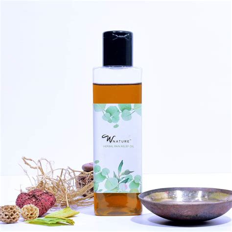 Wnature Organic Herbal Pain Relief Oil-200Ml : Amazon.in: Health ...