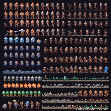 Image result for Sprite Sheet GUI RPG