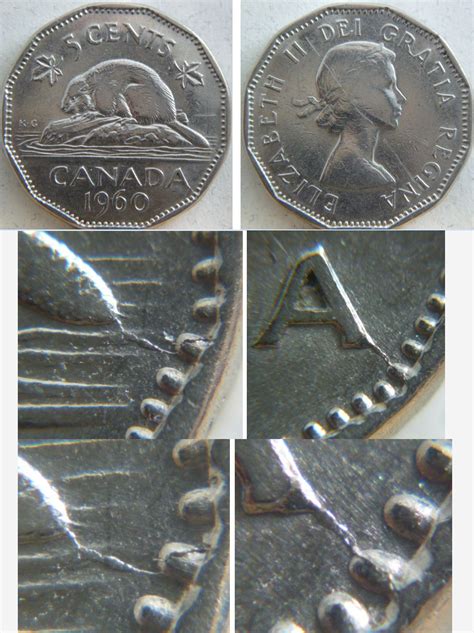Coins and Canada - 5 cents 1960 - Proof, Proof-like, Specimen ...