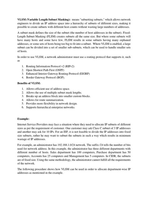 Image result for VLSM Process