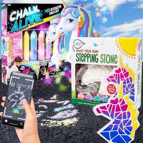 Amazon.com: Chalk Alive Augmented Reality Sidewalk Chalk Art & Creative ...