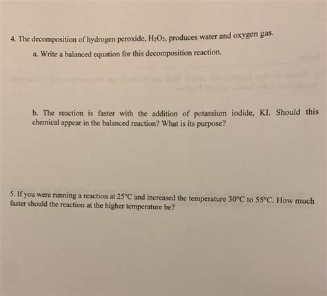H2O O2 H2O2 Balanced Equation 的图像结果