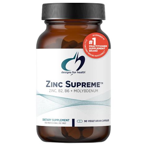 Designs For Healthzinc Supreme 30mg Zinc Bisglycinate Chelate ...