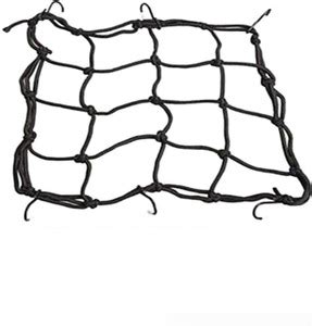 Autovea Motorcycle Bungee Cargo Luggage Net Holder (Black) for Royal ...