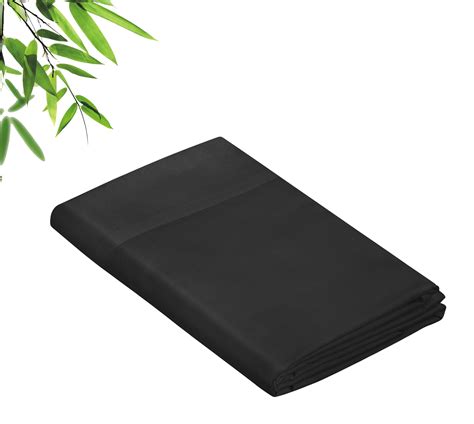 Royale Linens Bamboo King Flat Sheets Only - Cooling Sheets - Organic ...