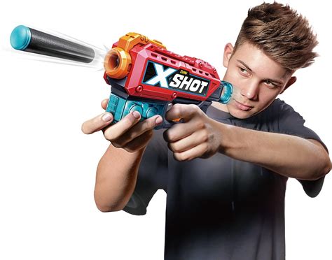 Buy Excel Double Kickback (6 Shooting Targets + 8 Darts) Blaster Combo ...