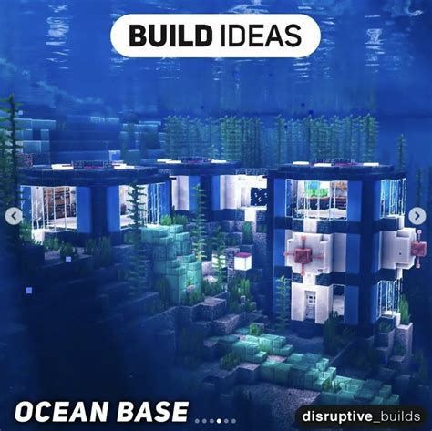 Image result for Minecraft Underwater Base Tutorial
