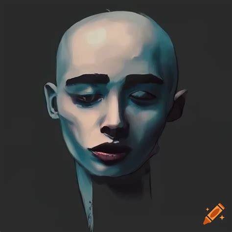 Simple sketch of a face