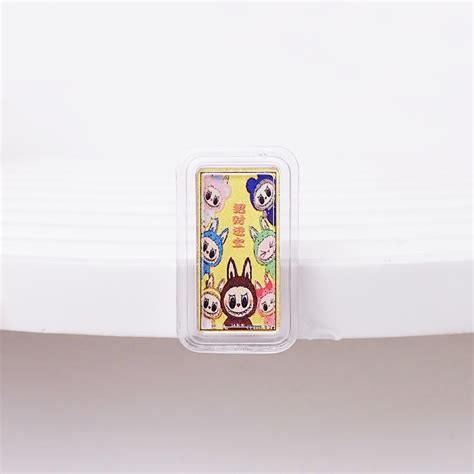 24k/999 招财进宝 Labubu 1g 金块 - Tyrell Jewelry