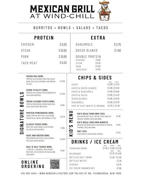 Ticonderoga Area Chamber of Commerce | Mexican Grill at Wind-Chill ...