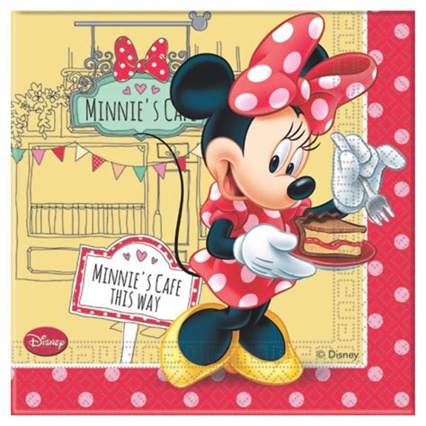 Minnie Mouse 2-Ply Paper Napkins BV -82673 - 20Pcs : Amazon.in: Toys ...