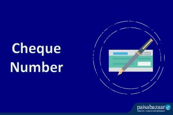 चेक: चेक नंबर और चेक नंबर चेक का स्टेटस/ स्थिति कैसे जानें। पैसाबाज़ार.कॉम