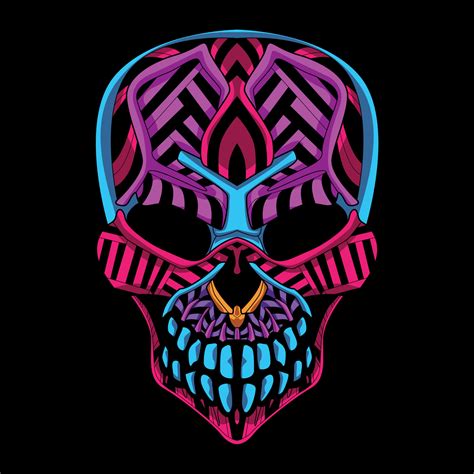 Image result for Skull Pattern Python