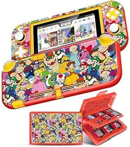 Xinocy for Nintendo Switch Lite Case & Game Card Case with 24 Game ...