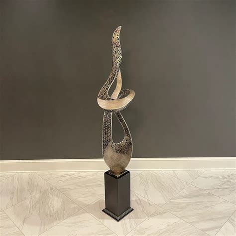 Modern Flame Floor Sculpture by Artmax — AllSculptures