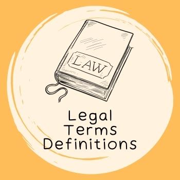 Image result for Legal Term Definitions