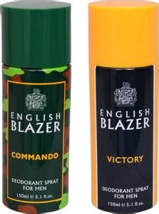 English BLAZER 1 COMMANDO::1 VICTORY Deodorant Spray - For Men - Price ...