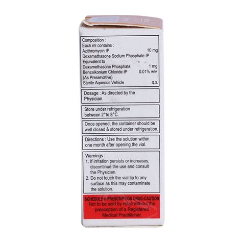 Zaha-Dx Eye Drops 5ml Price, Uses, Side Effects, Composition - Apollo ...