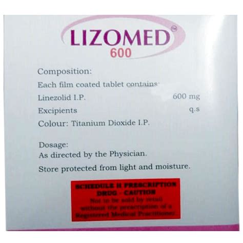 Lizomed 600 Tablet 10's Price, Uses, Side Effects, Composition - Apollo ...