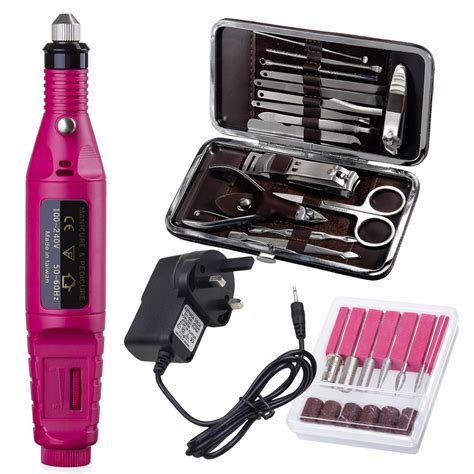 Shine Tool Nail File Art Electric Drill Acrylic Manicure Pedicure ...