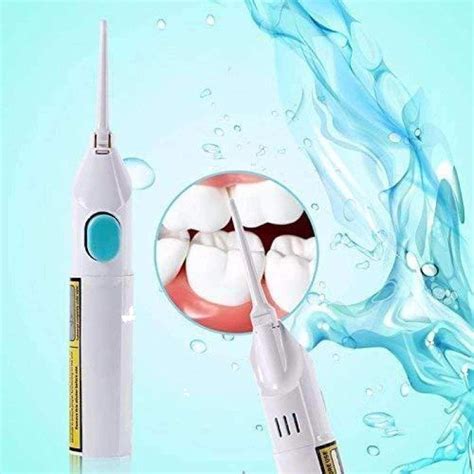 CHESHTA Power Floss Dental Water Jet Teeth Cleaning Flusher Air Powered ...