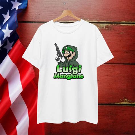 Luigi Mangione Super Mario Bros T-Shirt