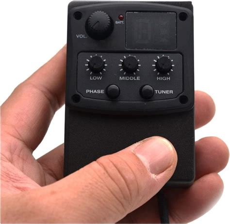 TSTS Acoustic Pickup EQ Guitar Preamp Piezo Pickup India | Ubuy