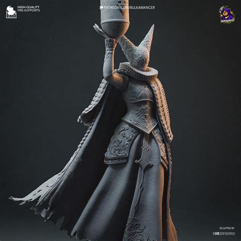 Artillery Witch Figure | Trench Crusade 3D Printed Statue | Resin Model ...