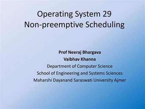 Non-Preemptive Scheduling Algorithm 的图像结果