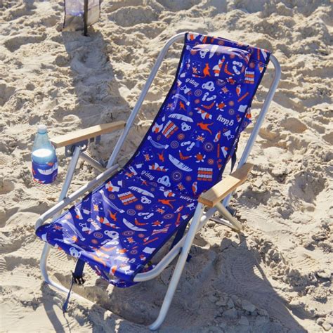 Beach & Camping 4 Position Recliner Chair - Australian Blue – Ourtime ...
