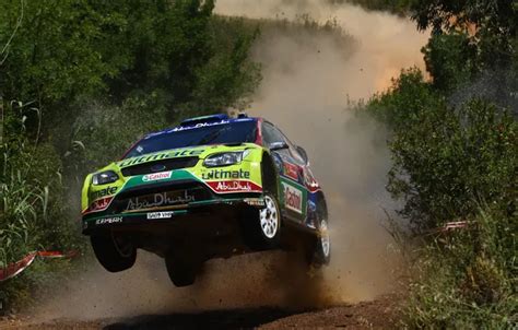 Wallpaper jump, dust, ford, rally, rally, Portugal, wrc, focus for ...