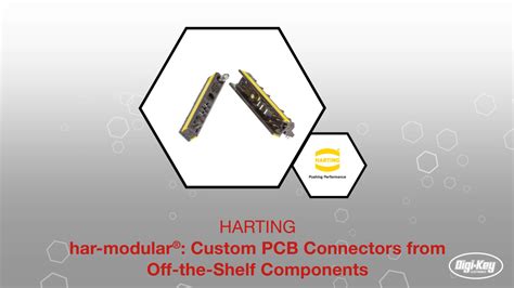 har-modular®: Custom PCB Connectors - HARTING | DigiKey