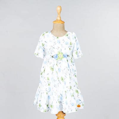 Buy Floral Cotton Frock for Girls – Mumkins