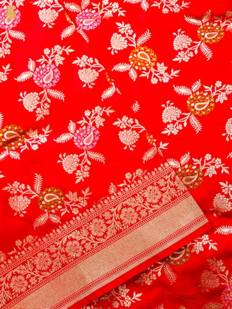 Handloom Banarasi Katan Silk Dupatta – Khinkhwab