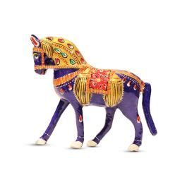 Meenakari Horse Statue || Decorative Item for Living Room or Home ...