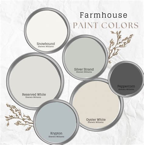 Modern Farmhouse Paint Colors