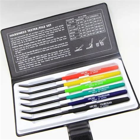 TSUBOSAN Japan - Hardness Files - Hardness Testing File Set Trader ...