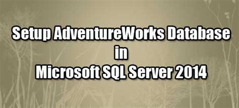 SQL Tutorial Using AdventureWorks Database 的图像结果