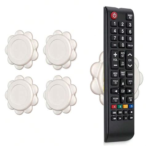 Magnetic Remote Control Holder - 2/4/6 Pcs Black Set For TV, Fan, And ...