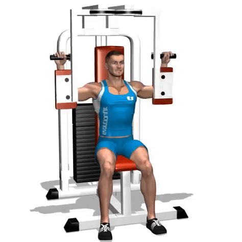 How to perform pectoral machine or Butterfly Exercise - Chest Exercise