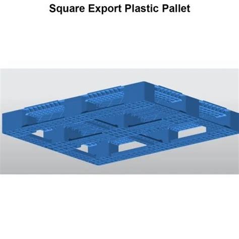 Export Plastic Pallets - Square Export Plastic Pallet Manufacturer from ...