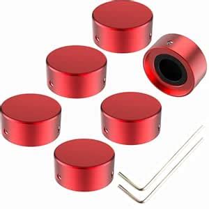 SOLUTEK Φ23mm Guitar Pedal Footswitch Topper with Rubber Insert for use ...