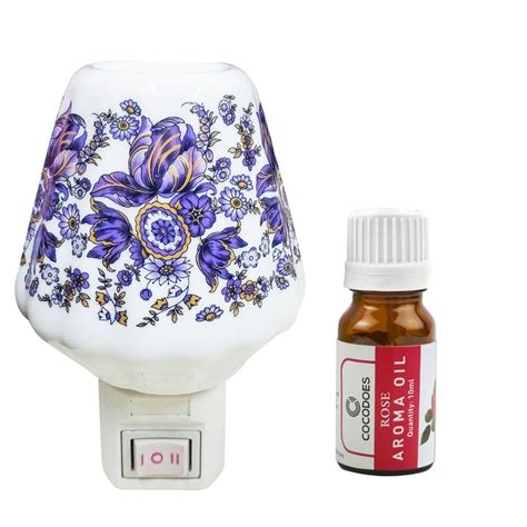 Cocodoes Electric Ceramic Aroma Diffuser Oil Burner Night Lamp Light ...